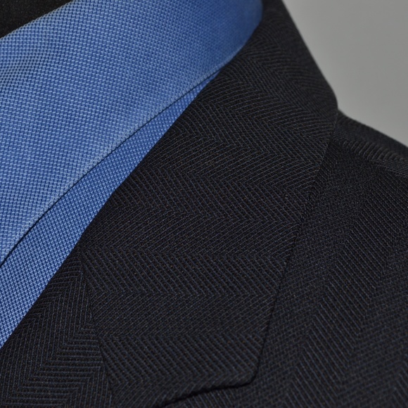 Hugo Boss 44L Sport Coat Blazer Suit Jacket Dark G - Picture 2 of 8